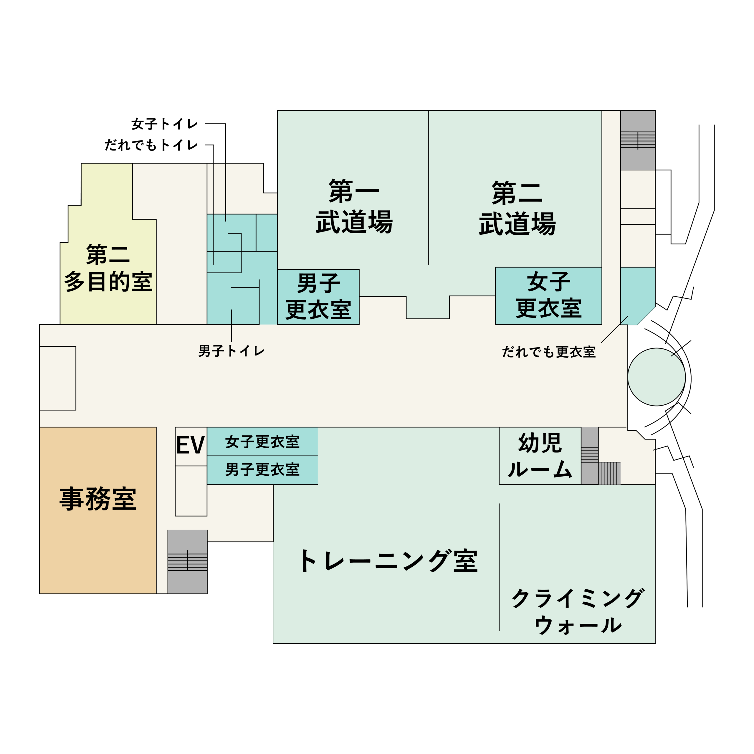 深川スポーツセンター1F
