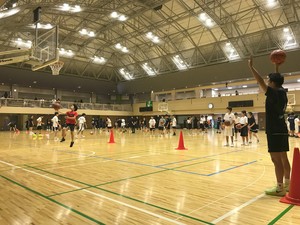 中学生バスケットボールサマークリニックのイメージ